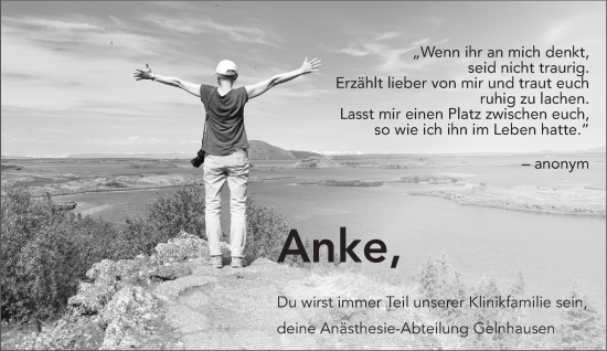 Traueranzeige von Anke  von Mittelhessen-Bote