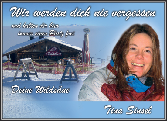 Traueranzeige von Bettina Sinsel von Gelnhäuser Neue Zeitung